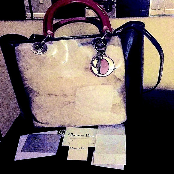 VINTAGE DIOR RARE LADY DIOR BAG - Picture 2 of 12